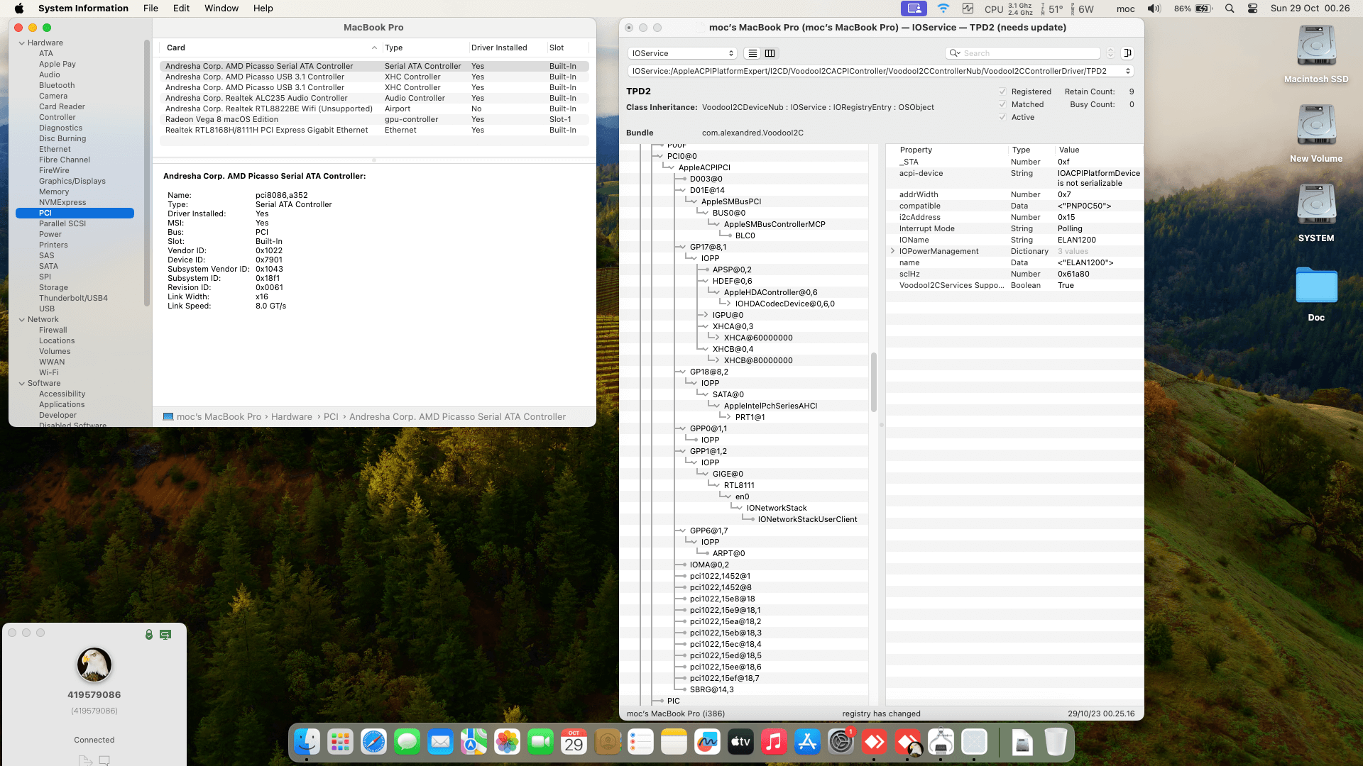 Asus TUF Gaming FX505DD R5611T [Picasso   AMD Ryzen 5 3550H + Radeon Vega 8 + I2C]   OpenCore 1